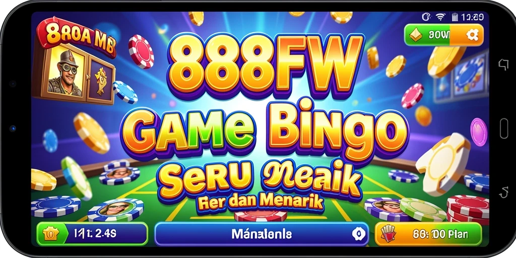 Tampilan gameplay menarik dalam permainan Bingo 888FW.