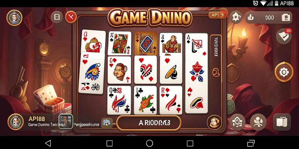 Tangkapan layar gameplay API88 yang menampilkan suasana seru permainan Domino.