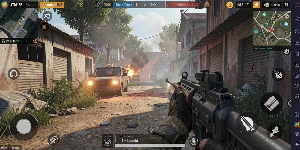 Gameplay seru di ATM138, tantangan menembak yang mendebarkan.