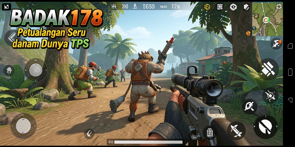 Tangkapan layar <strong>BADAK178</strong> memperlihatkan aksi mendebarkan dalam gameplay TPS.