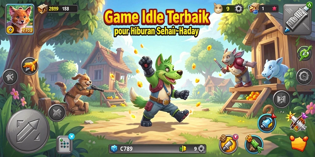 Tampilan gameplay C789 yang menarik dan penuh warna.