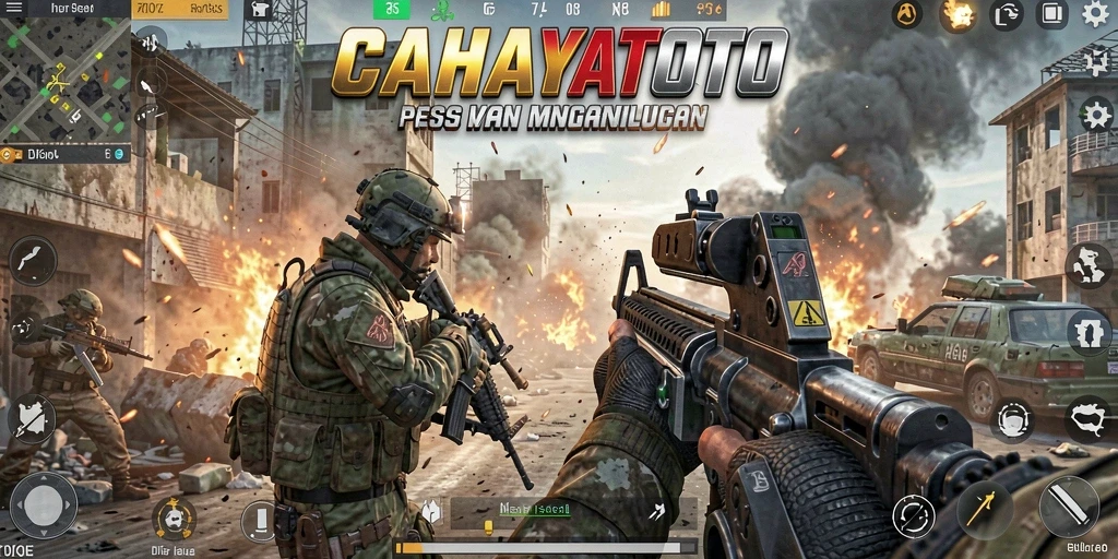 Tangkapan layar gameplay menunjukkan aksi seru dalam CAHAYATOTO.