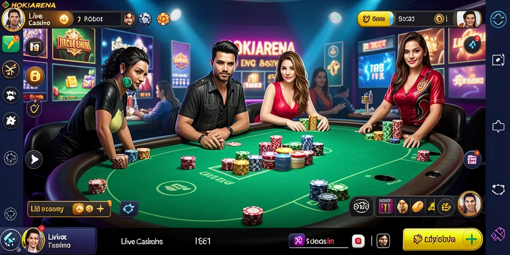 Gameplay menarik dari HOKIARENA dengan dealer profesional.