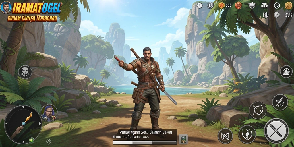 Gameplay seru di dunia terbuka IRAMATOGEL dengan berbagai petualangan menarik.