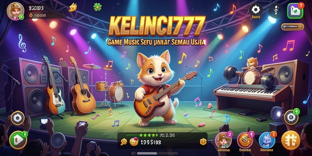 Screenshot utama KELINCI777 menunjukkan gameplay yang dinamis dan interaktif.