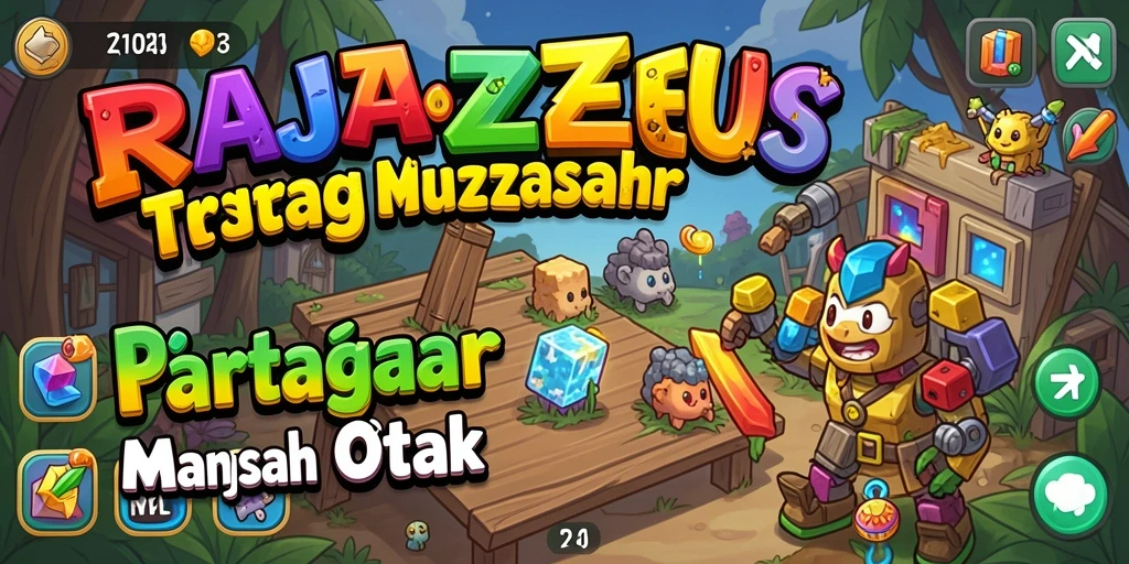 Screenshot gameplay RAJAZEUS yang menampilkan tantangan menarik dalam puzzle.
