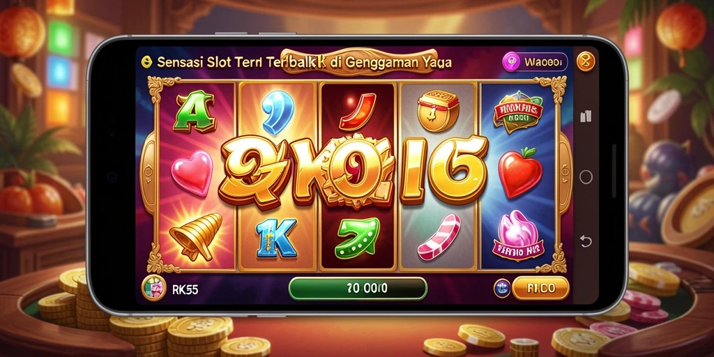 Gameplay menegangkan dari RK55 dengan berbagai pilihan slot yang menarik.