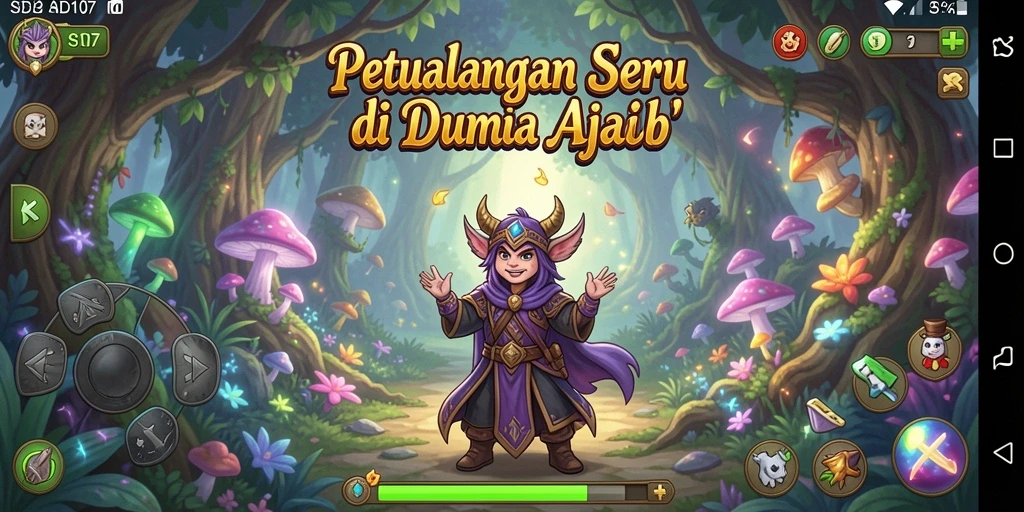Tangkapan layar dari gameplay <strong>SD107</strong> menunjukkan aksi mendebarkan dalam petualangan yang penuh tantangan.