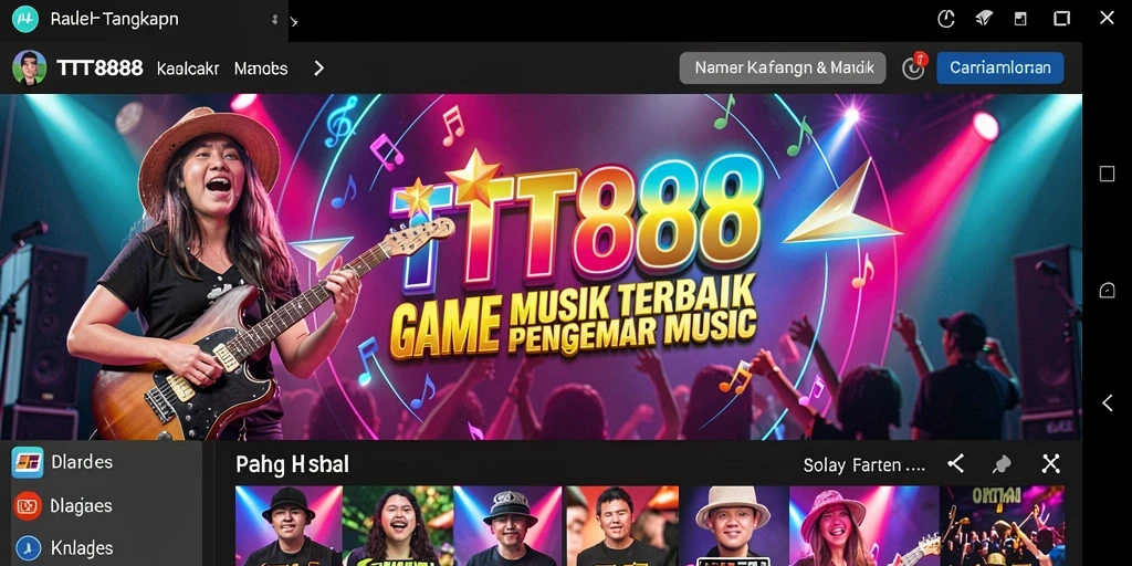Gameplay interaktif yang menyenangkan dengan lagu-lagu favorit.