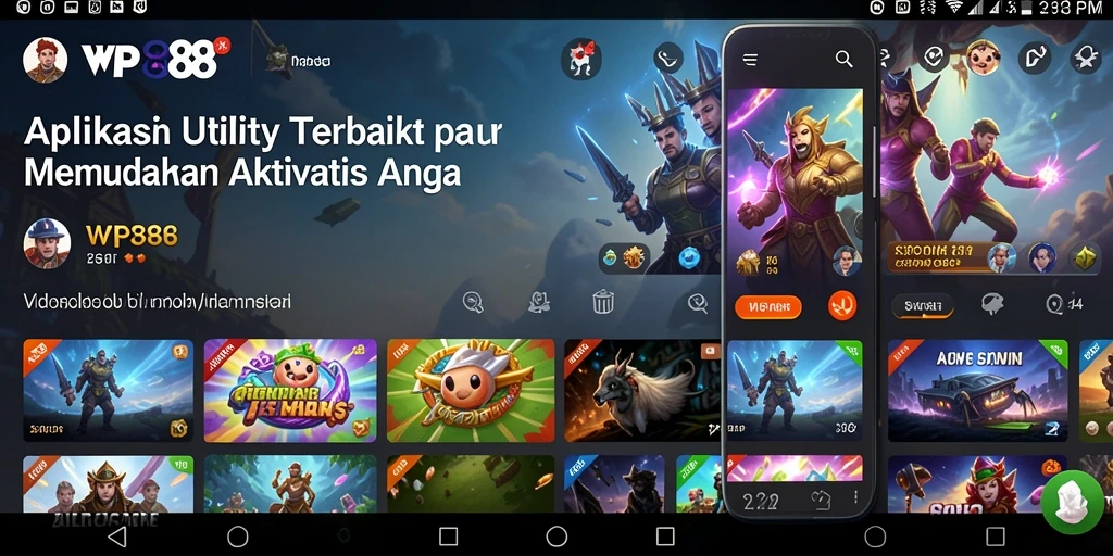 Tampilan antarmuka WP888 yang intuitif dan modern.